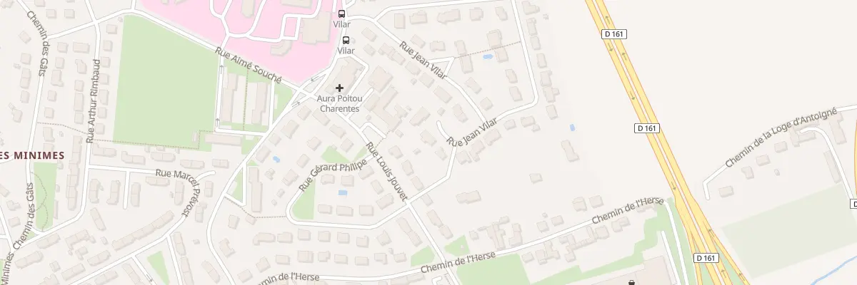 Plan du 28 Rue Jean Vilar à Châtellerault