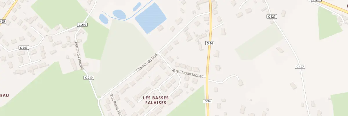 Plan du 3 Rue Claude Monet à Bouloire