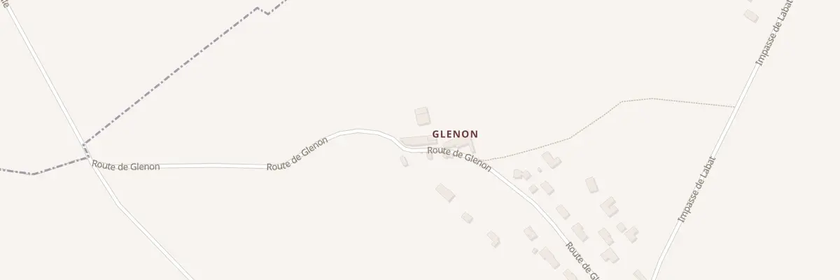 Plan du 419 Rte de Glenon à Léguillac-de-l’Auche