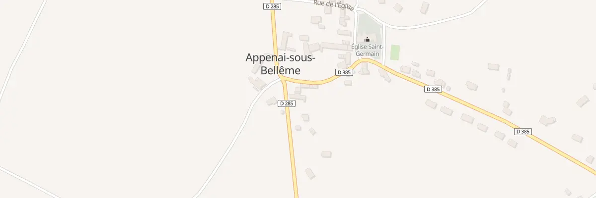 Plan du 3 Rte de Saint-Germain à Appenai-sous-Bellême
