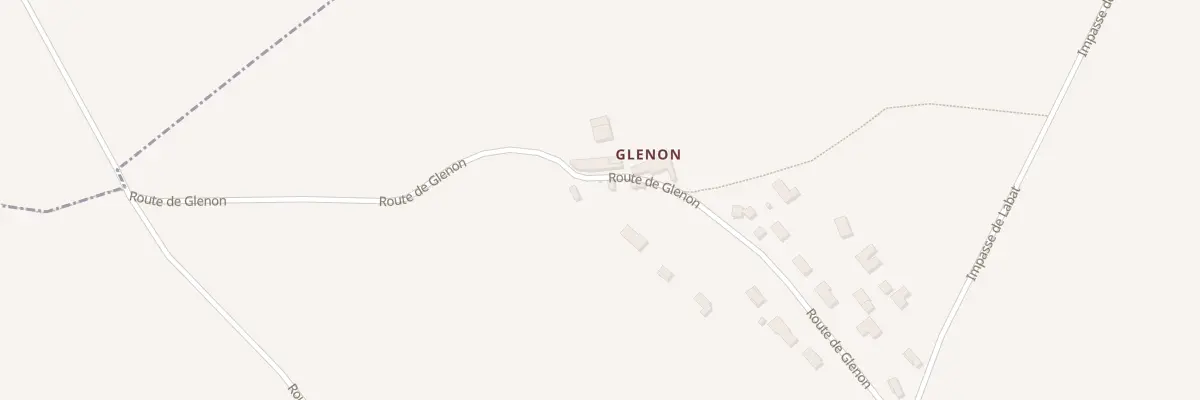 Plan du 400 Rte de Glenon à Léguillac-de-l’Auche