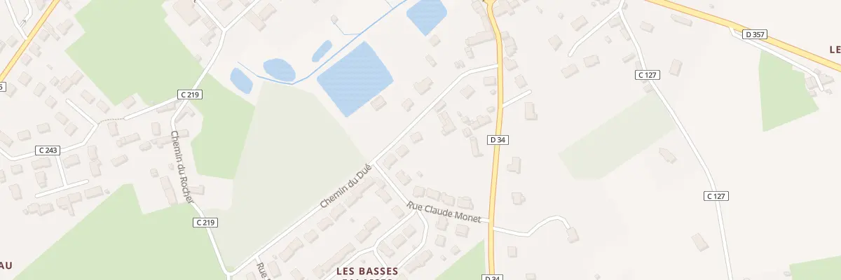 Plan du 7 Che du Dué à Bouloire