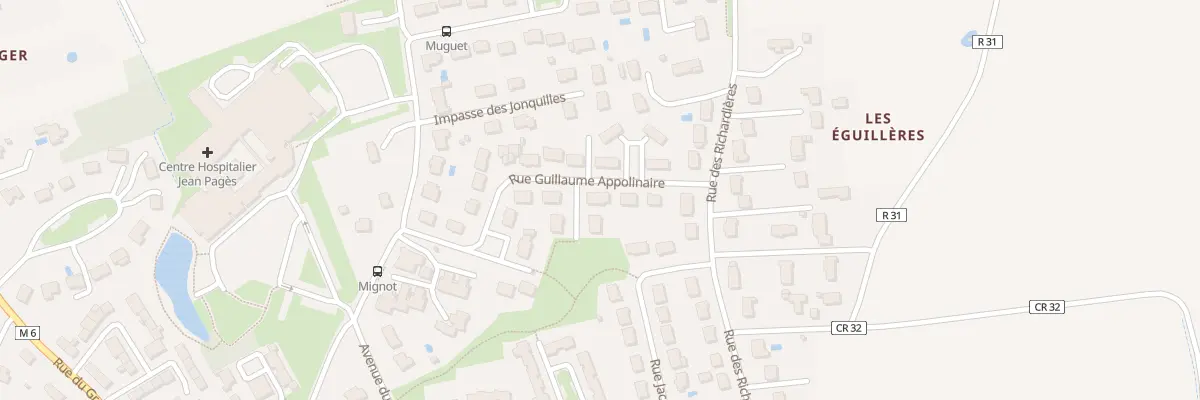 Plan du 13 Rue Guillaume Apollinaire à Luynes