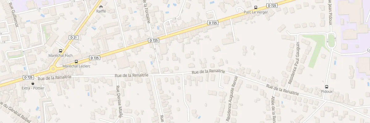Plan du 65 Rue de la Renaitrie à Châtellerault