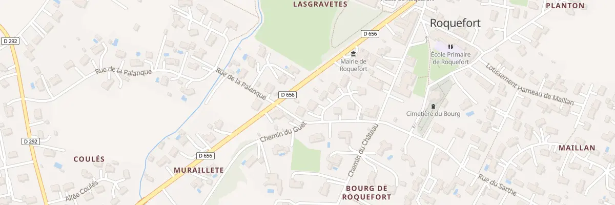 Plan du 2 Imp du Bourg à Roquefort