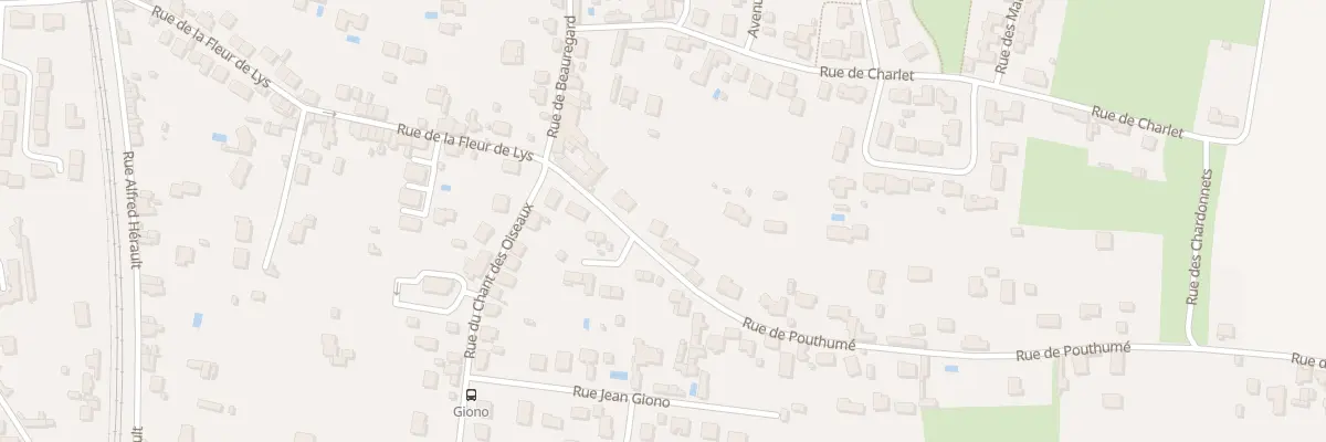 Plan du 11 Rue de Pouthume à Châtellerault