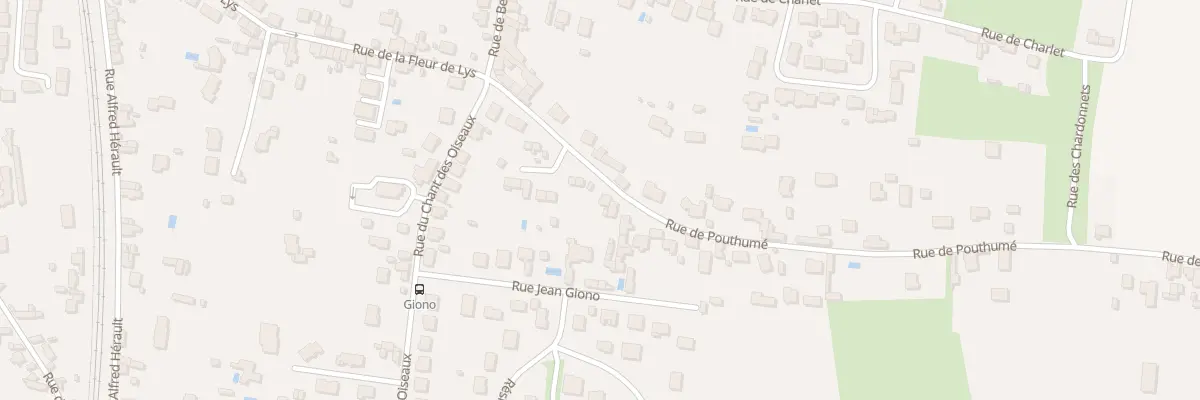 Plan du 20 Rue de Pouthume à Châtellerault