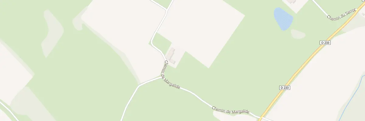 Plan du 8 Che de Margalide à Bazordan