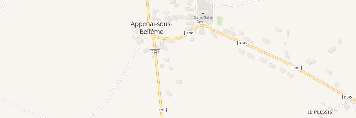 Plan du 5 Rte de Saint-Germain à Appenai-sous-Bellême