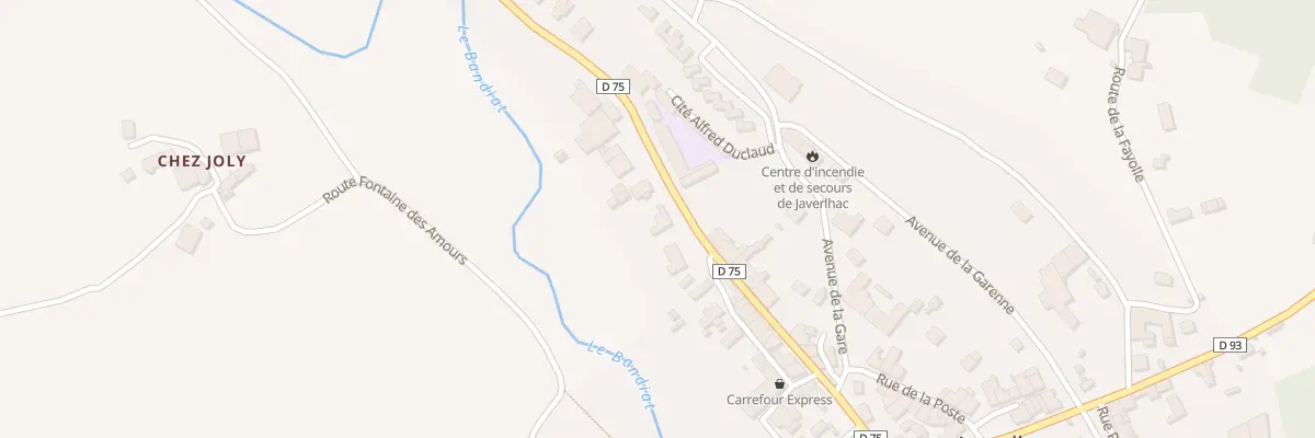 Plan du 5093 Rte d’Angoulême à Javerlhac-et-la-Chapelle-Saint-Robert