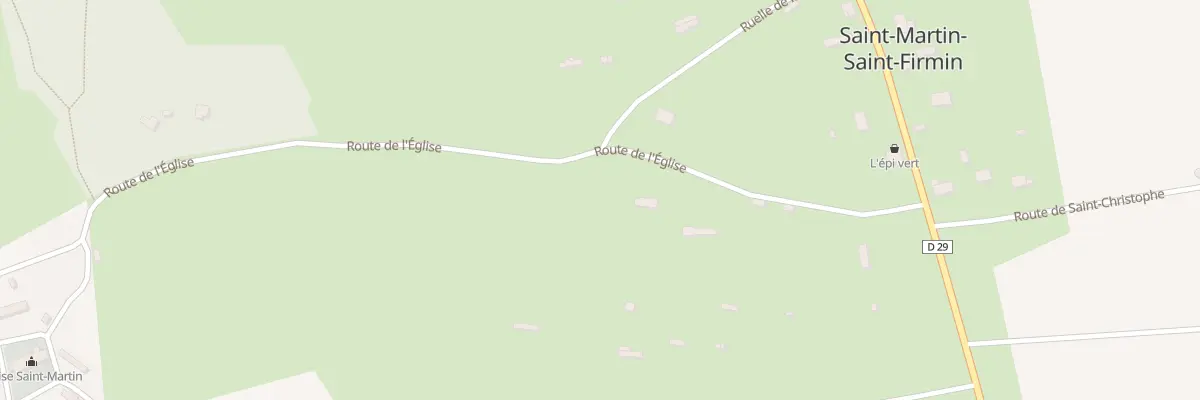 Plan du 195 Rte de l’Eglise à Saint-Martin-Saint-Firmin