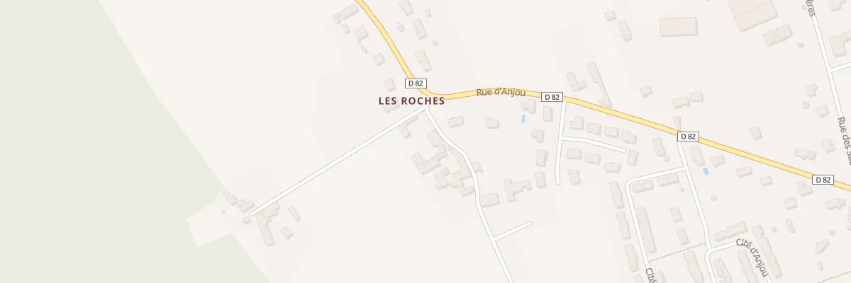 Plan du 5 Les Roches à Bonneuil-Matours