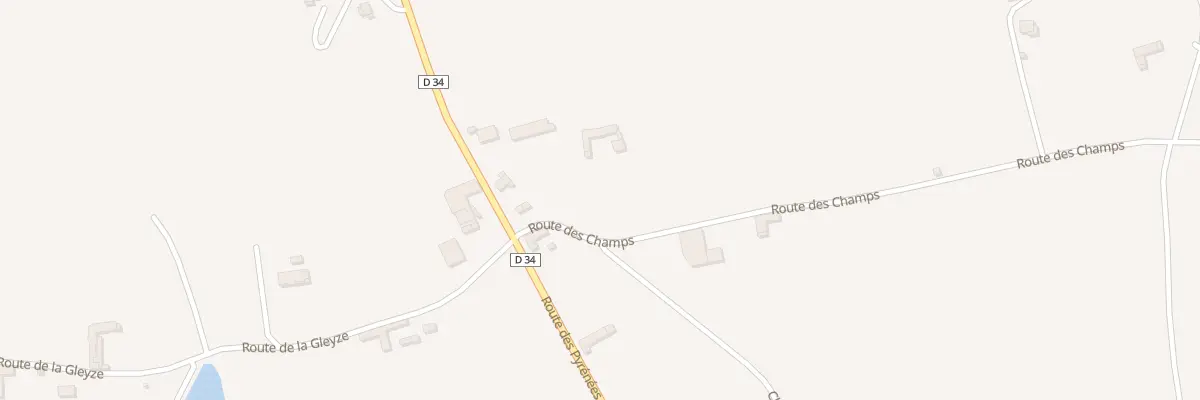Plan du 3 Rte des Champs aux Tourreilles