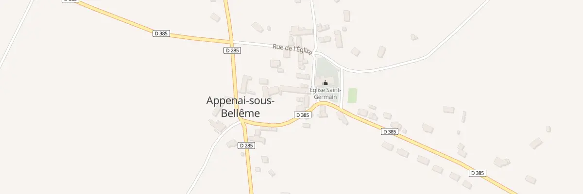 Plan du 4 Rue du Vivier à Appenai-sous-Bellême