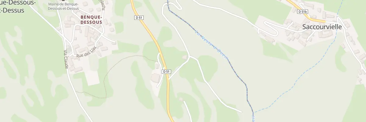 Plan du 43 Fabas à Benque-Dessous-et-Dessus