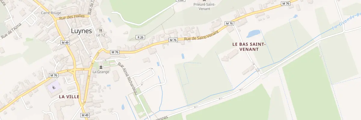 Plan du 9 Rue de Saint-Venant à Luynes