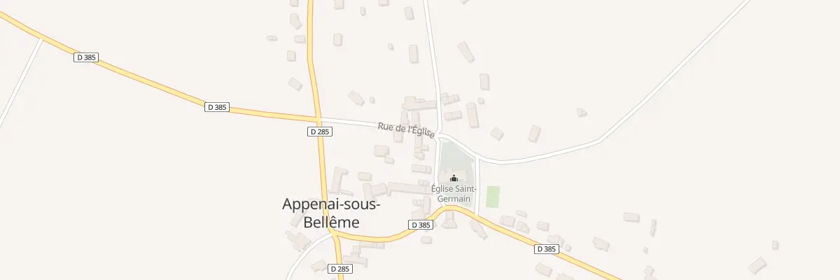 Plan du 5 Rue de l’Église à Appenai-sous-Bellême