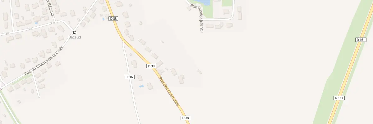 Plan du 63 Rue des Charraults à Châtellerault