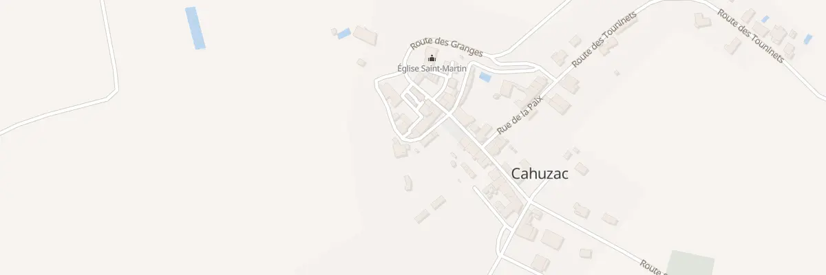 Plan du 56 Rue du Château à Cahuzac