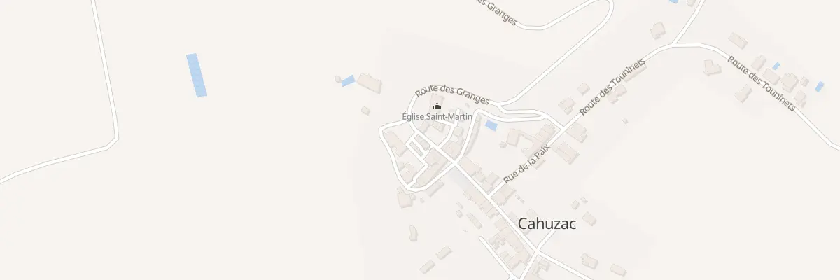 Plan du 6 Rue Perdue à Cahuzac