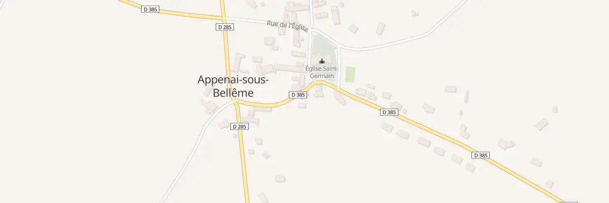 Plan du 1 Rue du Vivier à Appenai-sous-Bellême