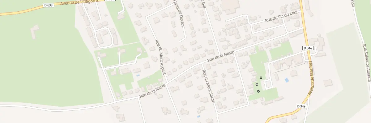 Plan du 18 Rue de la Neste à Montréjeau