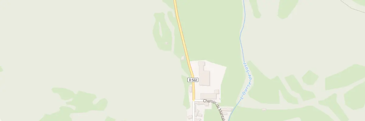 Plan du 528 Rte du Cap de la Lane à Sost
