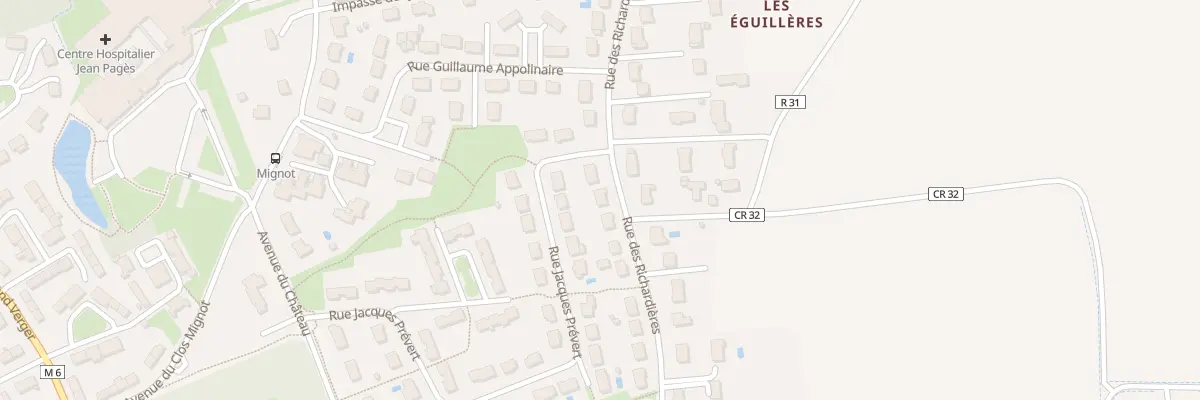 Plan du 42 Rue des Richardières à Luynes