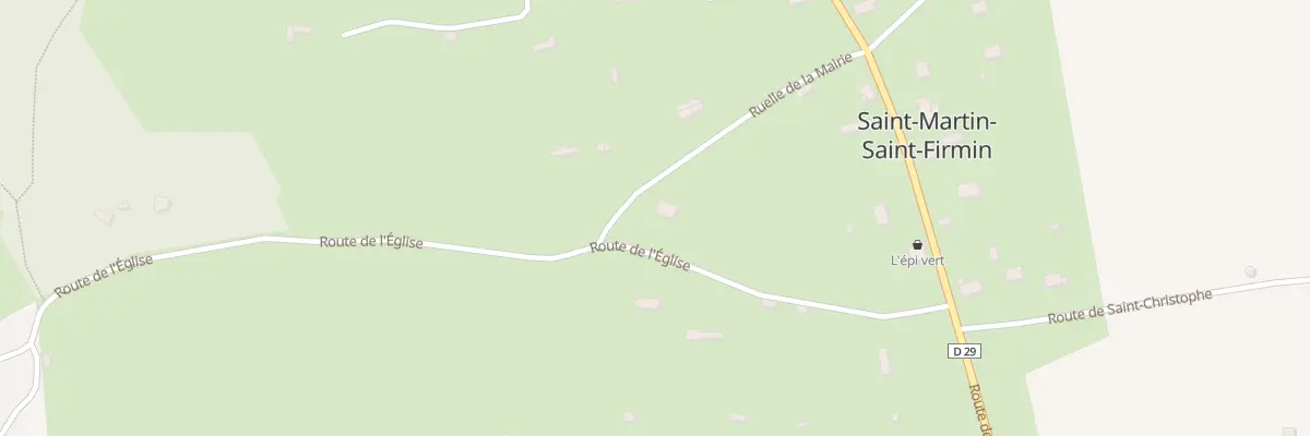 Plan du 192 Rte de l’Eglise à Saint-Martin-Saint-Firmin