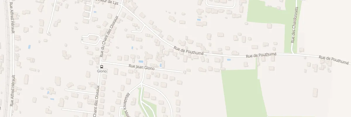 Plan du 34 Rue de Pouthume à Châtellerault