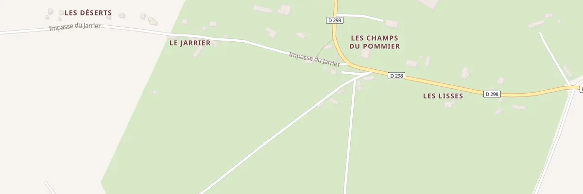 Plan du 65 Le Jarrier à Bonnefoi