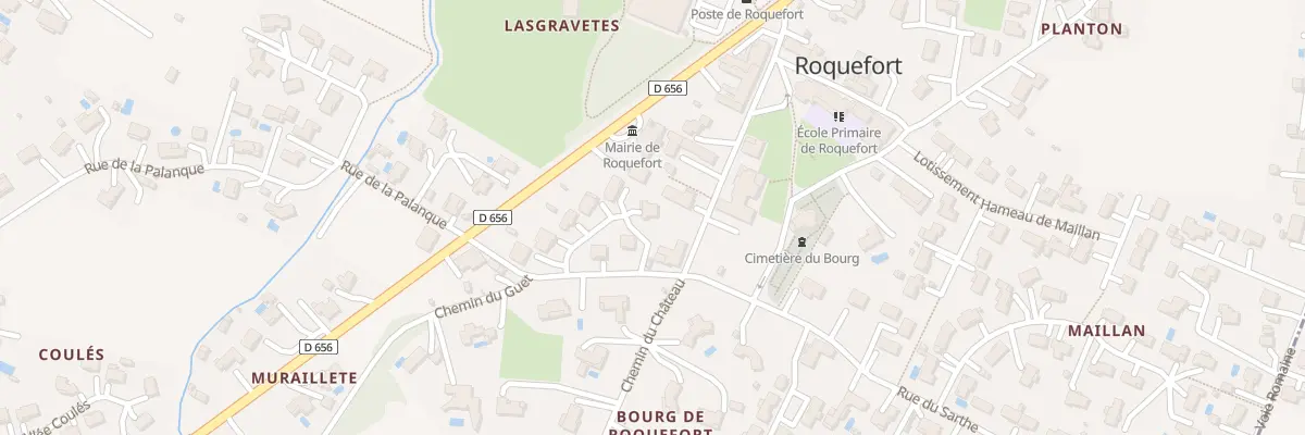 Plan du 6 Imp du Bourg à Roquefort