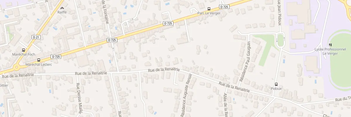 Plan du 79 Rue de la Renaitrie à Châtellerault