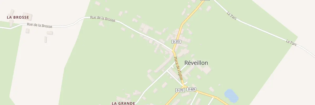 Plan du 13 Rue de la Brosse à Réveillon
