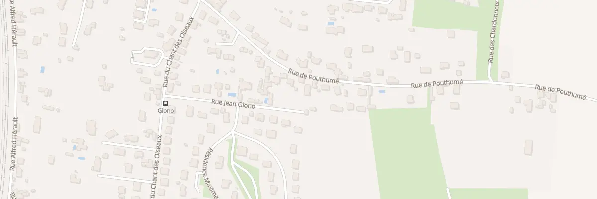 Plan du 36 Rue de Pouthume à Châtellerault