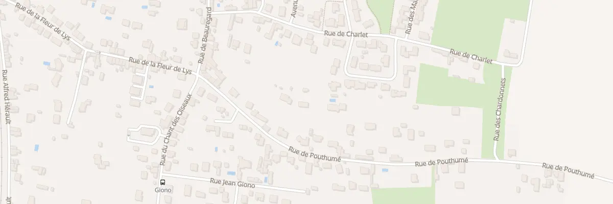 Plan du 21B Rue de Pouthume à Châtellerault