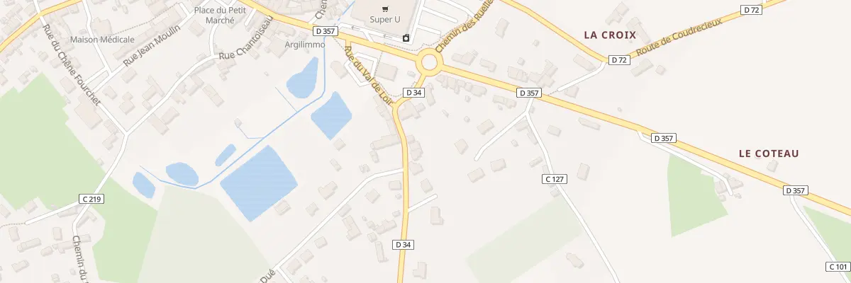 Plan du 5 Rue du Val de Loir à Bouloire