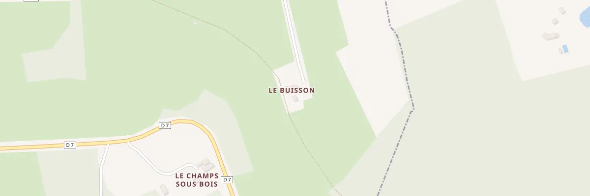 Plan du 5043 Le Buisson à La Bosse