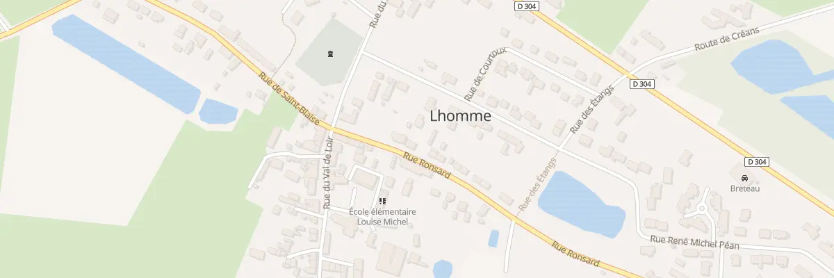 Plan du 5 Rue Ronsard à Lhomme