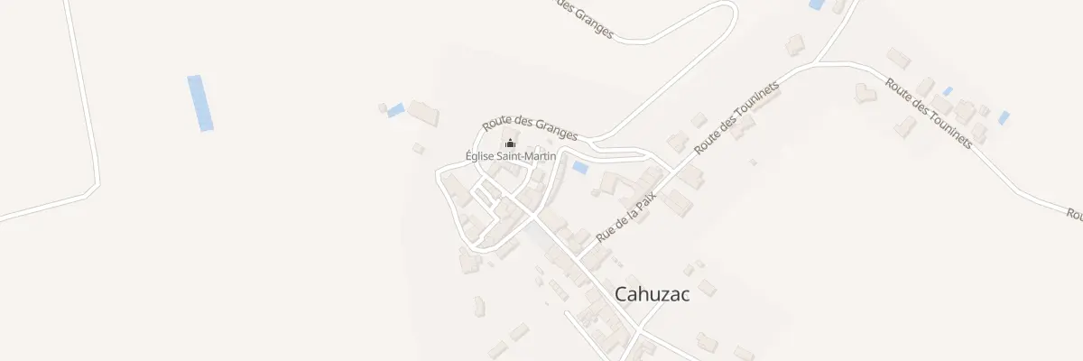 Plan du 24 Rue de l’Eglise à Cahuzac
