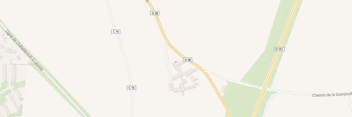 Plan du 90 Rue des Charraults à Châtellerault