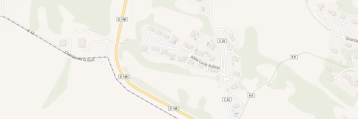 Plan du 9 All Lucie Aubrac à Duran