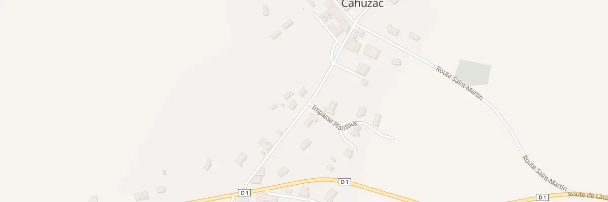 Plan du 138 Rte des Marronniers à Cahuzac