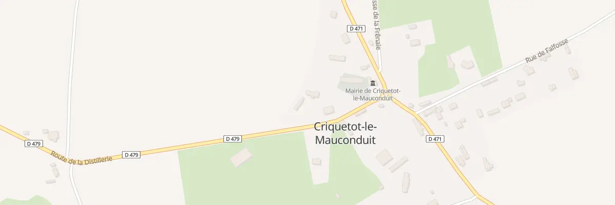 Plan du 6 Rte de la Distillerie à Criquetot-le-Mauconduit