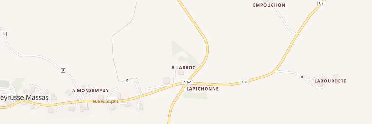 Plan du 5053 A Larroc à Peyrusse-Massas