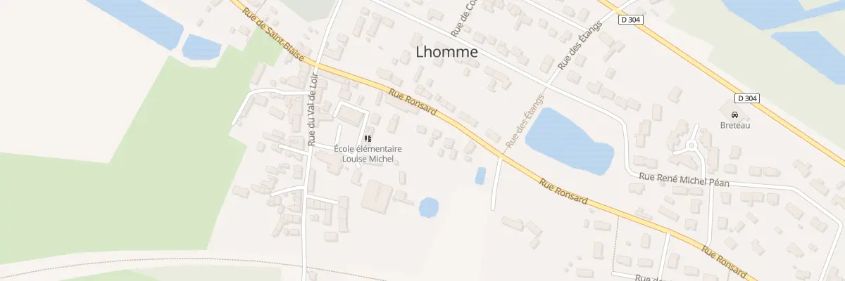 Plan du 4 Rue Ronsard à Lhomme