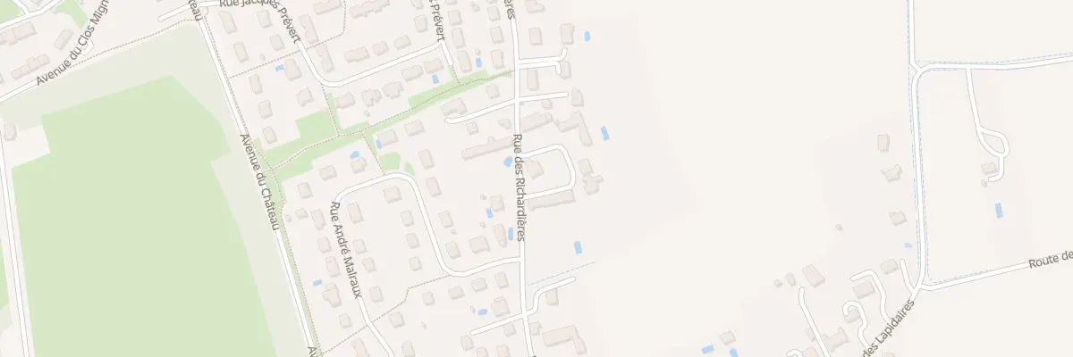 Plan du 11 Rue des Richardières à Luynes