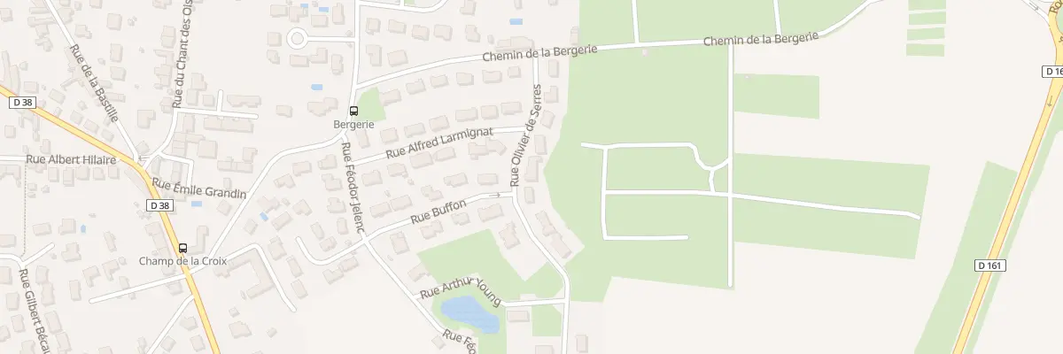 Plan du 9 Rue Olivier de Serres à Châtellerault