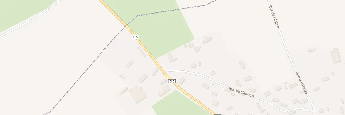 Plan du 1 Rue du Calvaire à Gerponville