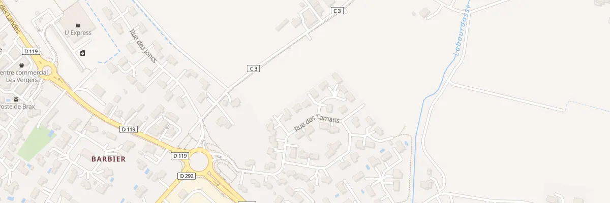 Plan du 25 Rue des Tamaris à Brax